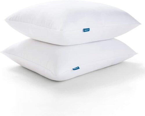 Bedsure Pillows Standard Size Set of 2 – Standard Size Bed Pillows 2 Pack Hotel Quality Premium Down Alternative for Sleeping Soft and Supportive Filling for Side, Back Sleepers (19″x26″)