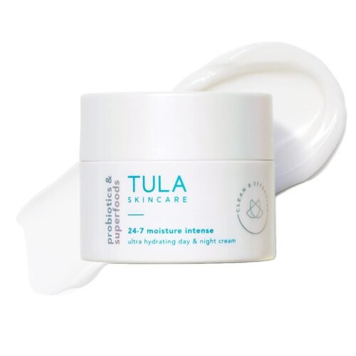 TULA Skin Care 24-7 Moisture Intense Ultra Hydrating Day & Night Cream – Ultra Nourishing Moisturizer for Face, Soothe Skin, Maintain Skin Balance & Improve Skin Smoothness