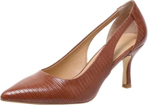 Women’s Pumps Pointed Toe Pump Shoes Kitten Heel Comfort Cut Out Dress Shoes for Office Wedding Party Dressy Casual, US Size 5-11
