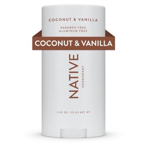 Native Deodorant Contains Naturally Derived Ingredients, 72 Hour Odor Control | Deodorant for Women and Men, Aluminum Free with Baking Soda, Coconut Oil and Shea Butter | Coconut & Vanilla