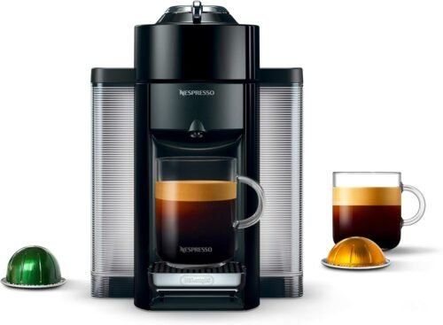 Nespresso Vertuo Coffee and Espresso Machine by De’Longhi, Piano Black