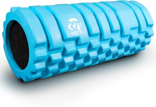321 STRONG Foam Roller – Medium Density Deep Tissue Massager for Muscle Massage and Myofascial Trigger Point Release, with 4K eBook